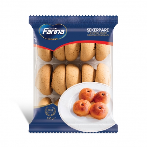 Shekerpare Dessert<br>(Syrupy Semolina Cookies) - 250 g